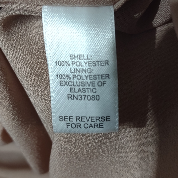 Cato Babydoll Smocked Top Sz Large Dusty Rose Pink Whimsical Fairy Blouse - Picture 8 of 8